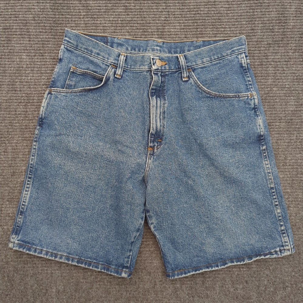 Wrangler Hero Original Denim Shorts Men's Size 34 100% Cotton, Classic